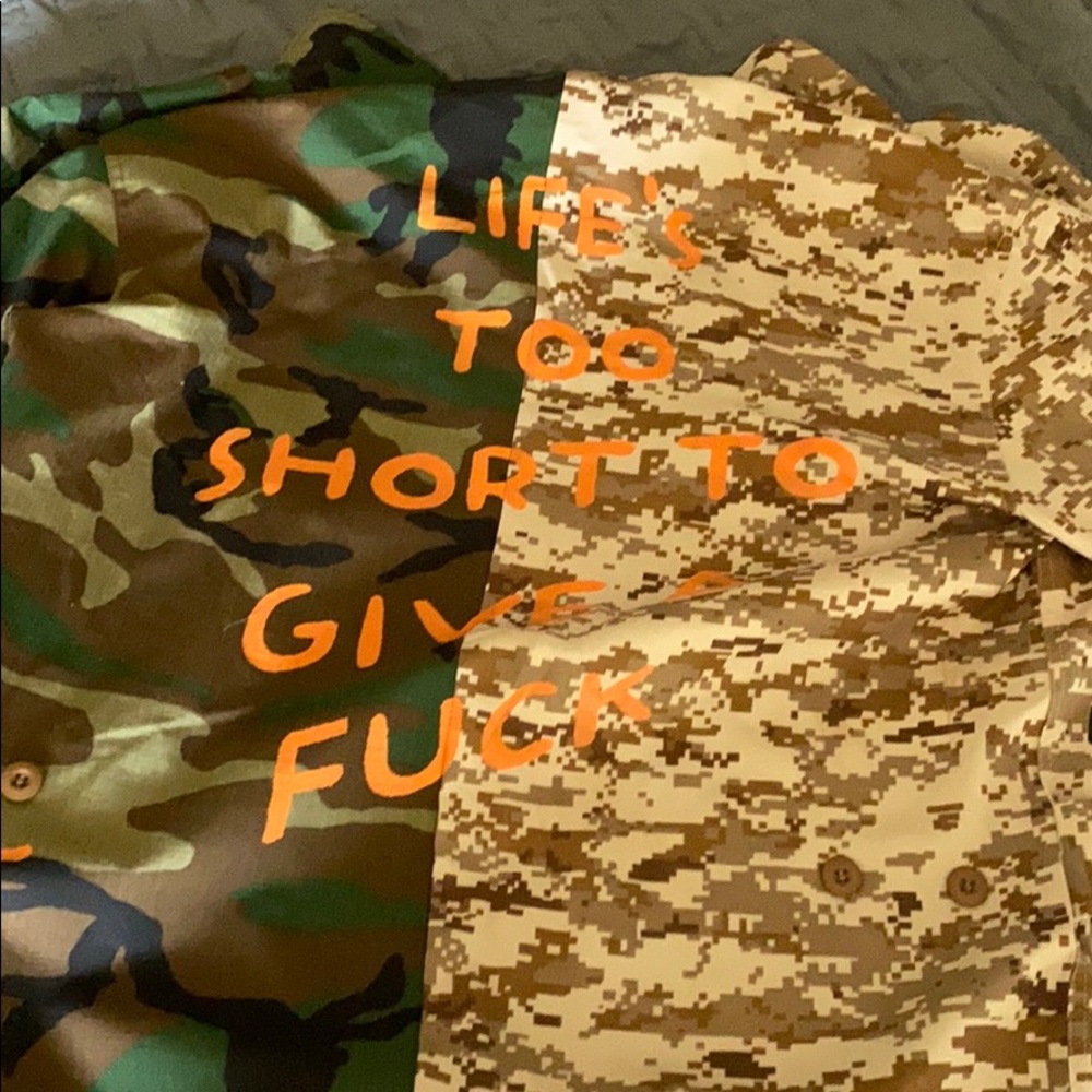 GNARCOTIC split camo jacket